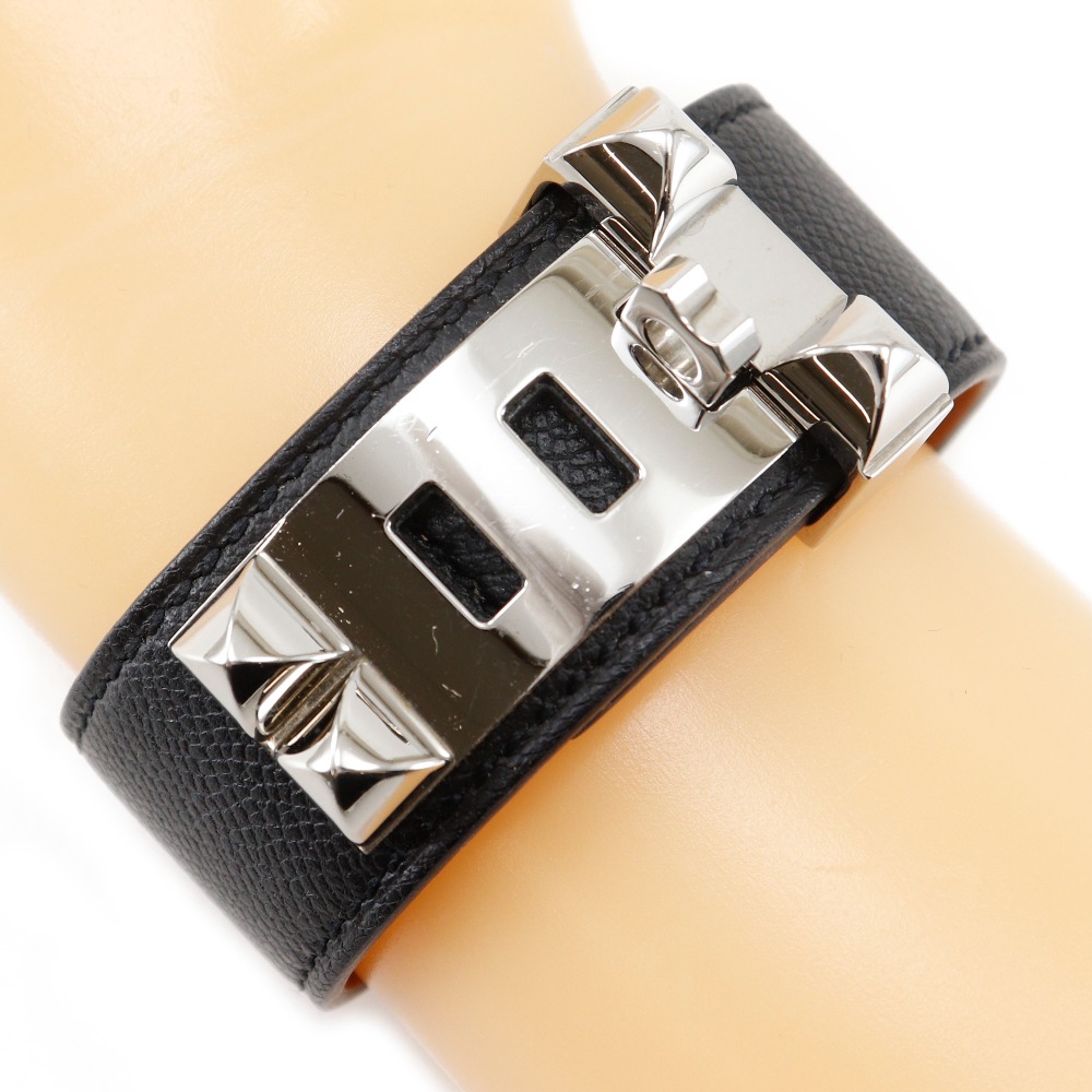 【HERMES】黒レザー クール☆Collier de Chien 24 ブレスレット 500312FD89_front_wm_2?size=
