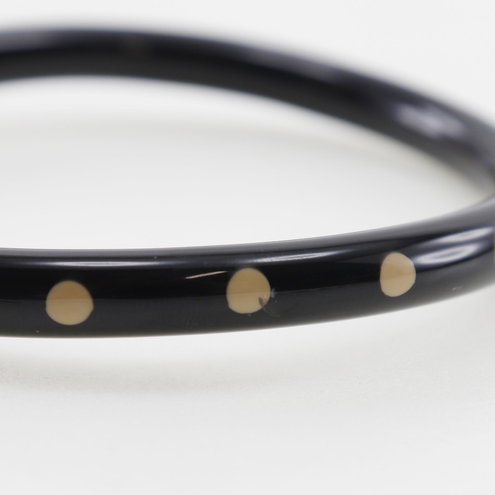 送料無料の通販 Bangle logo CHANEL black eBay | Women 10g plastic アクセサリー