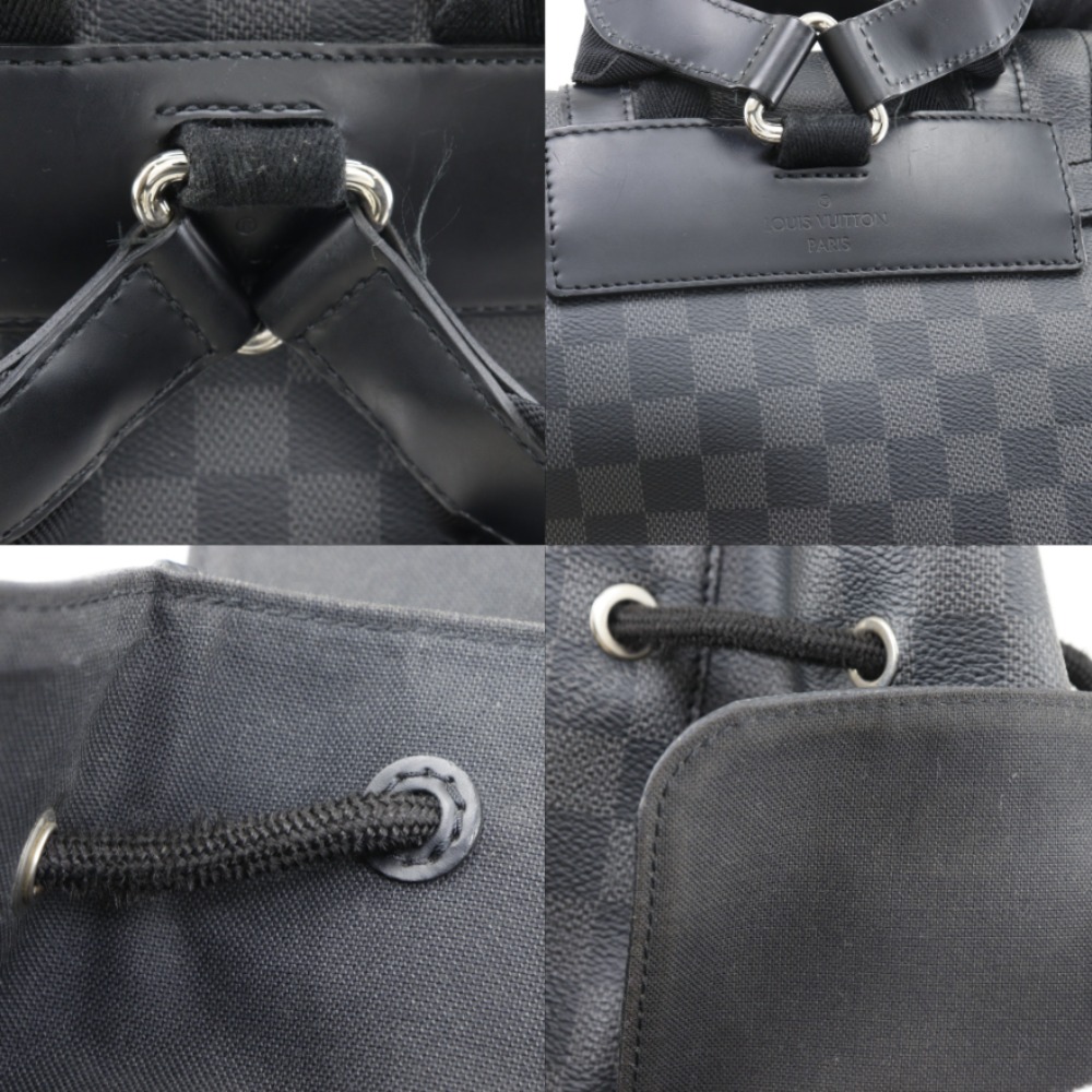 LOUIS VUITTON Christopher PM Backpack Daypack N41379 black Damier
