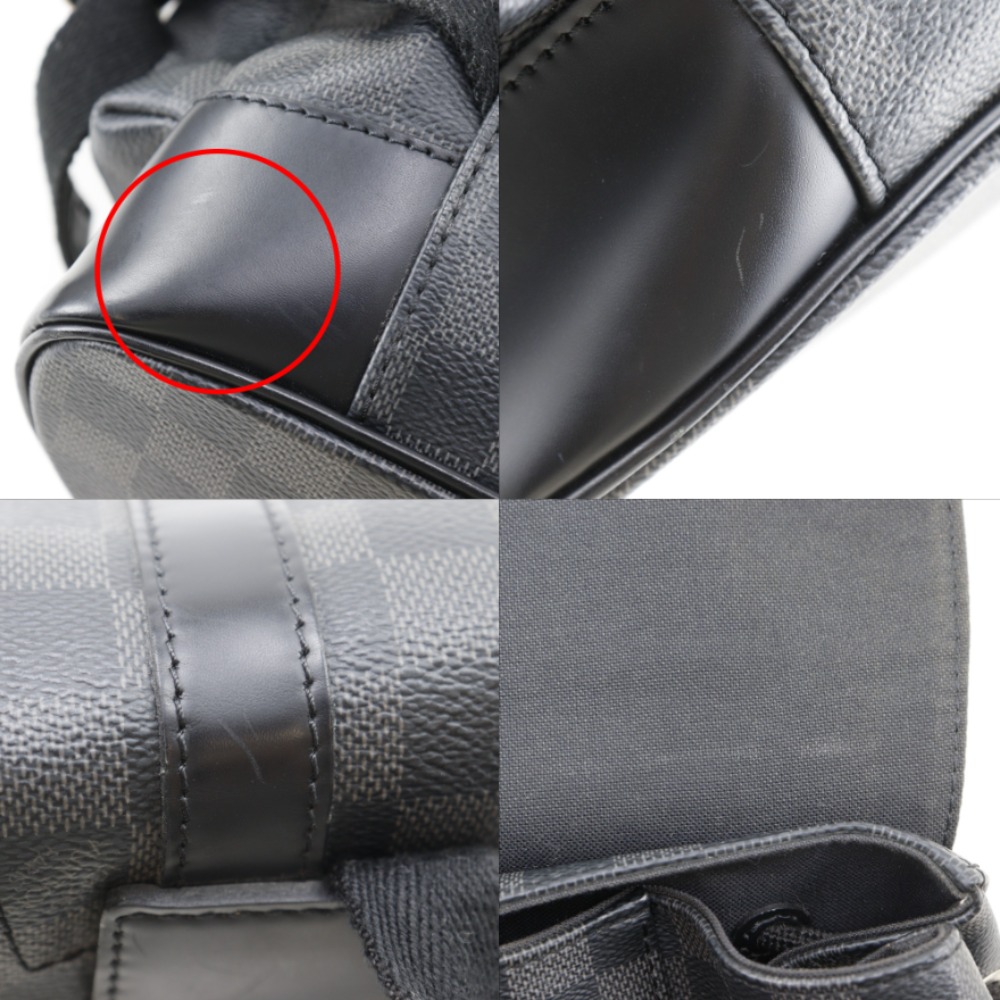 LOUIS VUITTON Christopher PM Backpack Daypack N41379 black Damier
