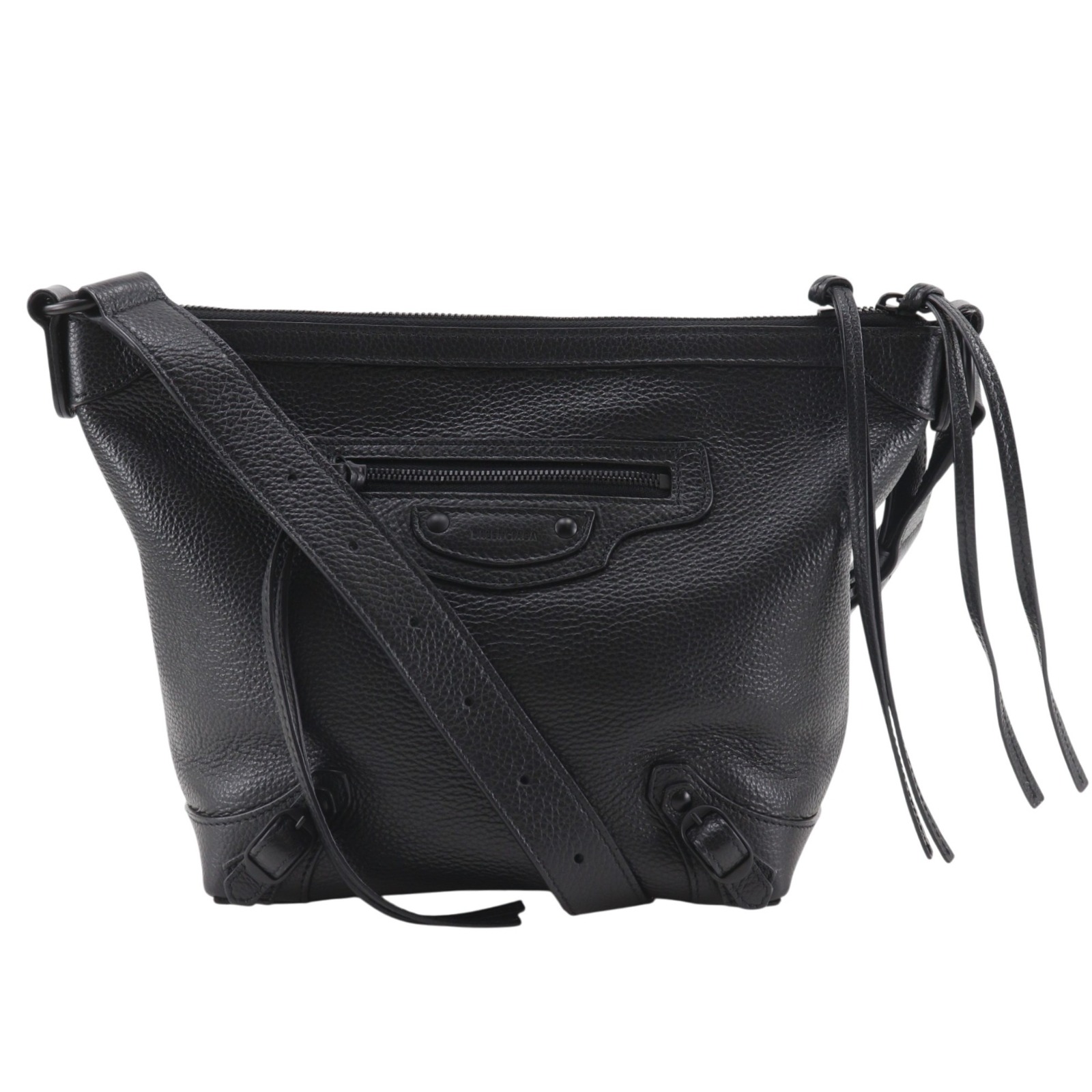 BALENCIAGA NEO CLASSIC HOBO ショルダーバッグ BALENCIAGA Neo Classic Hobo Shoulder Bag 689946 black Calfskin