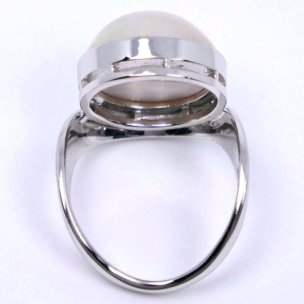 TASAKI タサキ マベパール 真珠 リング・指輪 K18ホワイトゴールド