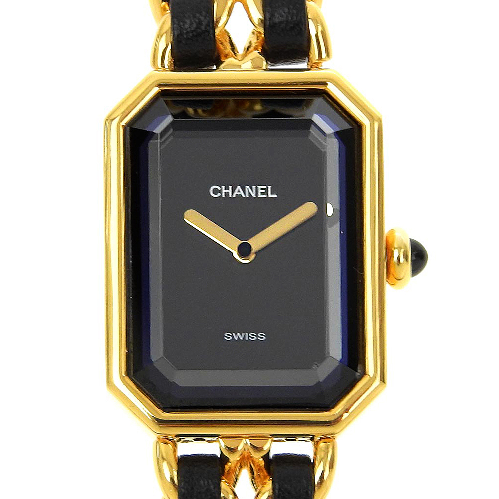 CHANEL Premiere S Watches H0001 gold/black blackDial Plated  display picture 1