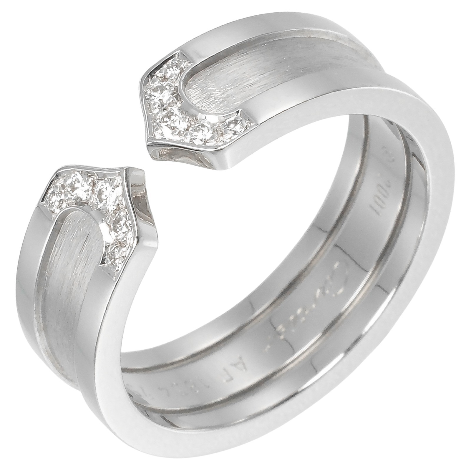 和さま専用　　　　　　　　カルティエ CARTIER 2C 18金 Cartier カルティエ 2C リング 指輪 15.5号 18金 K18イエロー