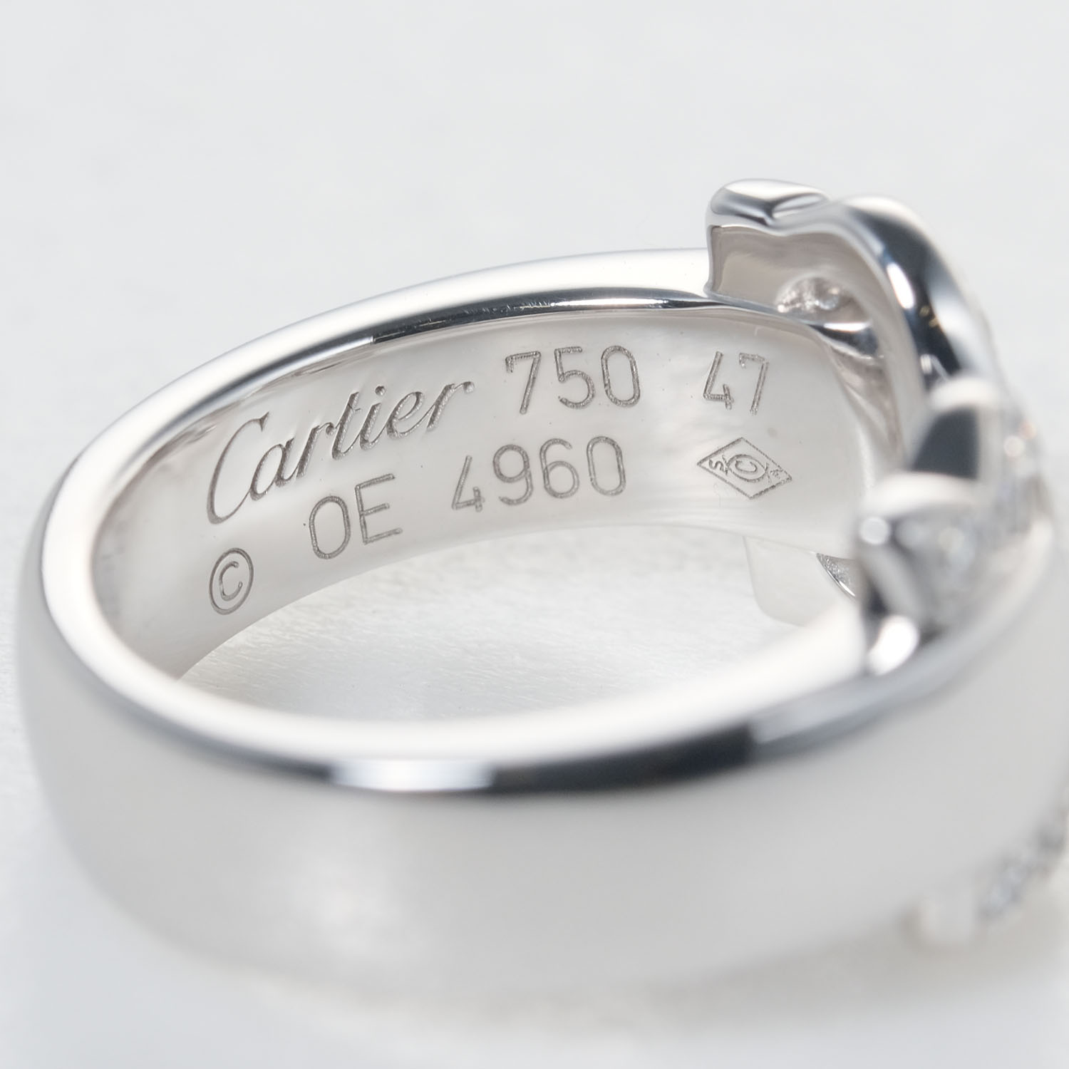 カルティエ Cartier C2ダイヤリング SM #47 リング・指