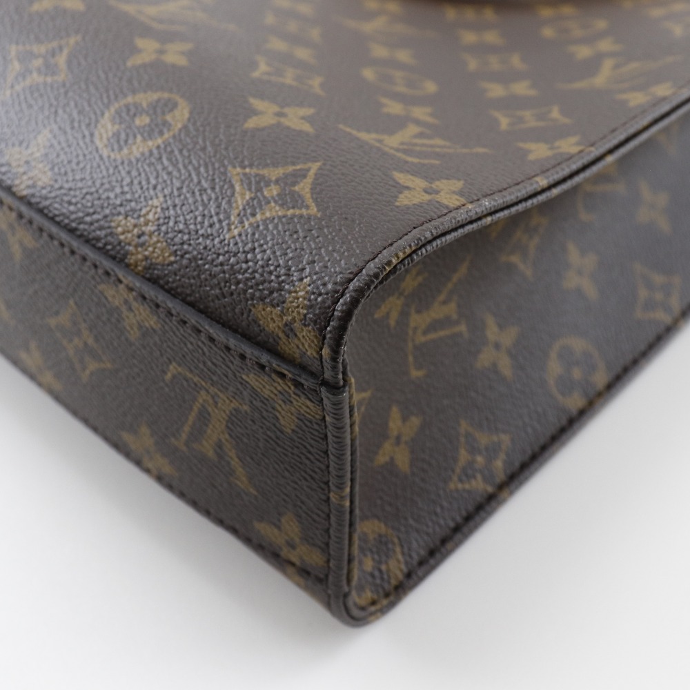 【LOUIS VUITTON】ルイ・ヴィトン サックプラPM 2WAYショルダー M46263 モノグラムキャンバス 茶 ユニセックス  トートバッグ【中古】