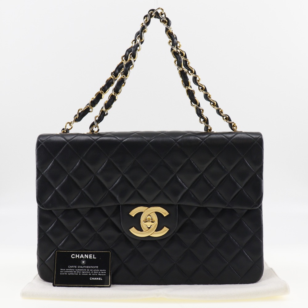 CHANEL】シャネル デカマトラッセ34 チェーンショルダー A01094 ラムスキン 黒/ゴールド金具 レディース ショルダーバッグ 【中古】｜CHANEL｜店舗買取｜バッグ＞ショルダーバッグ｜USEDのアパレル通販サイト - SMASELL（スマセル）