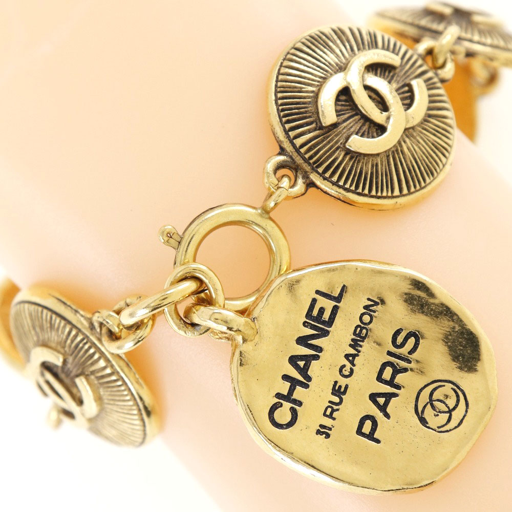 CHANEL】シャネル ココマーク 金メッキ ゴールド レディース ...