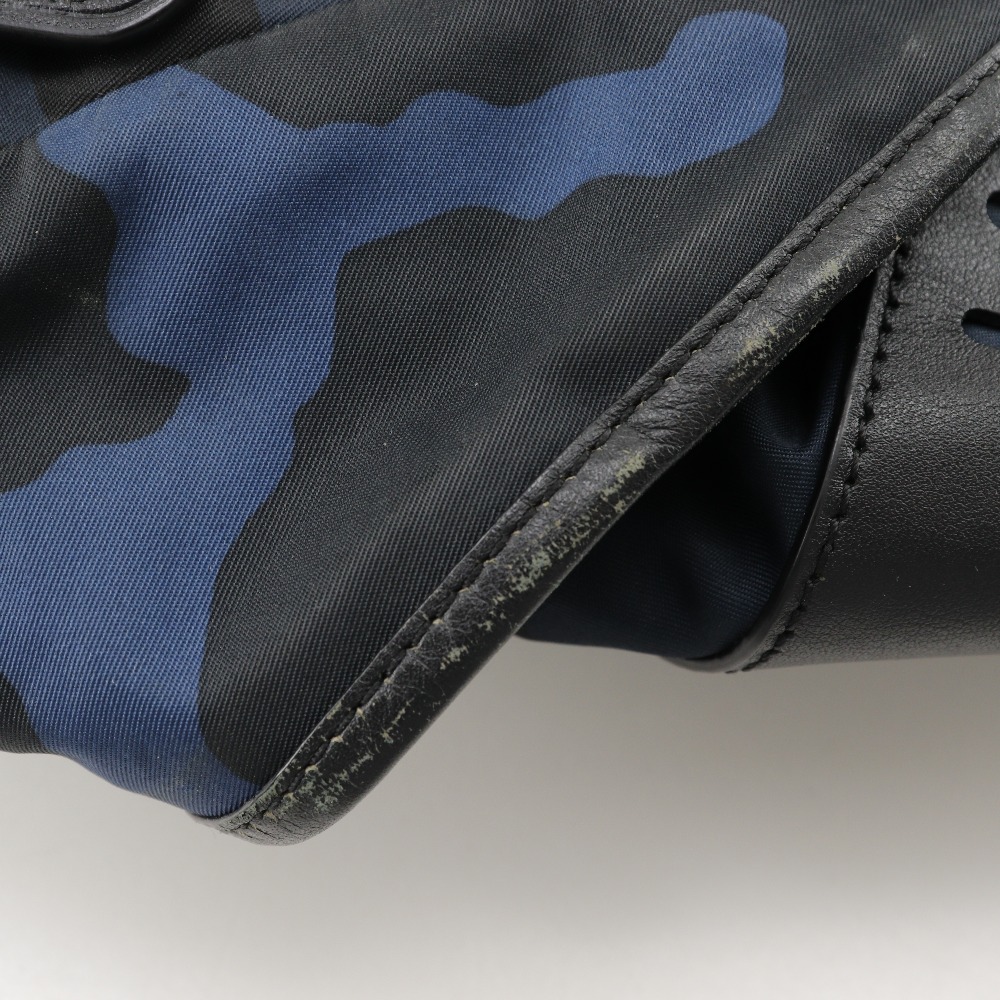 COACH camouflage Backpack Daypack Blue / black Nylon  display picture 2