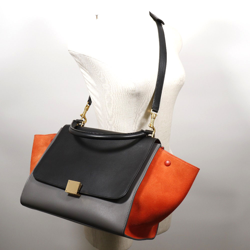 CELINE】セリーヌ トラペーズ 2WAYショルダー 169543PTA.25FO カーフ