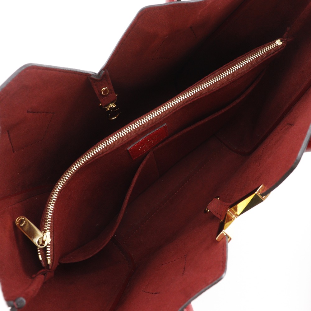 LOUIS VUITTON Kimono PM Handbag M41856 2WAYShoulder Slys Brown