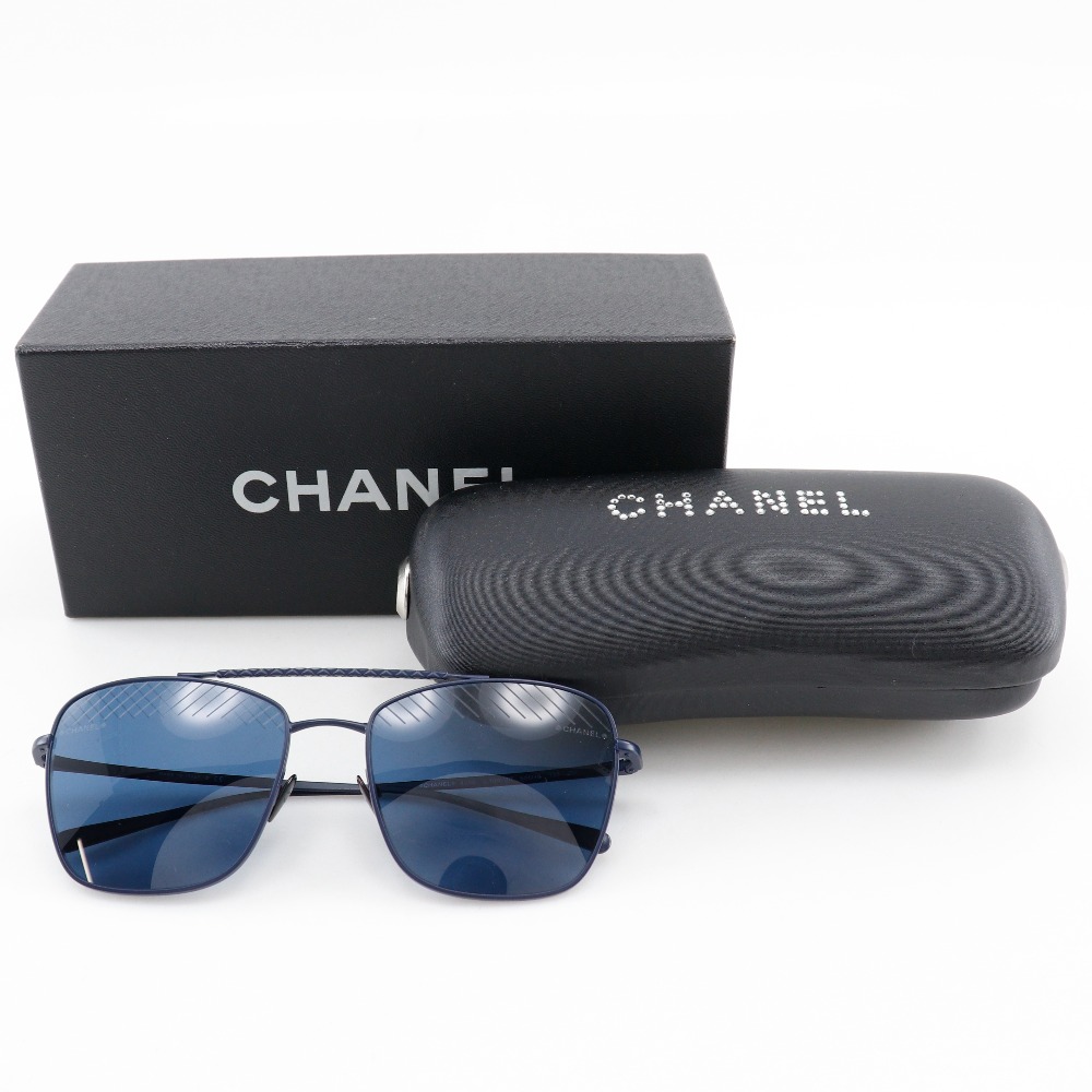 CHANEL sunglasses 4256 black metallic/plastic unisex | eBay display picture 2