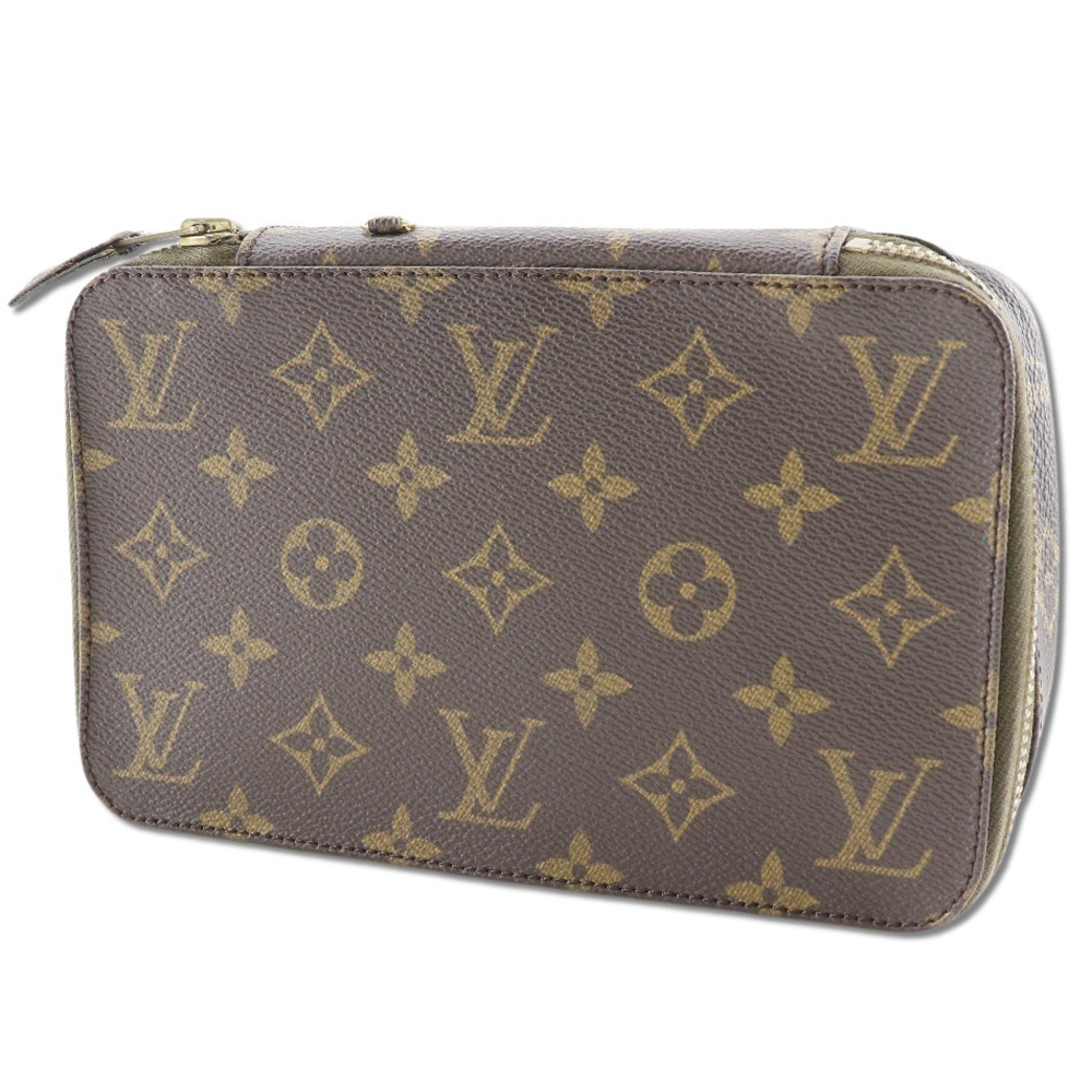 LOUIS VUITTON】ルイ・ヴィトン ポッシュ・モンテカルロ ジュエリーケース M47350 モノグラムキャンバス ユニセックス ポーチ【中古】｜LOUIS  VUITTON｜店舗買取｜財布/小物＞ポーチ｜USEDのアパレル通販サイト - SMASELL（スマセル）