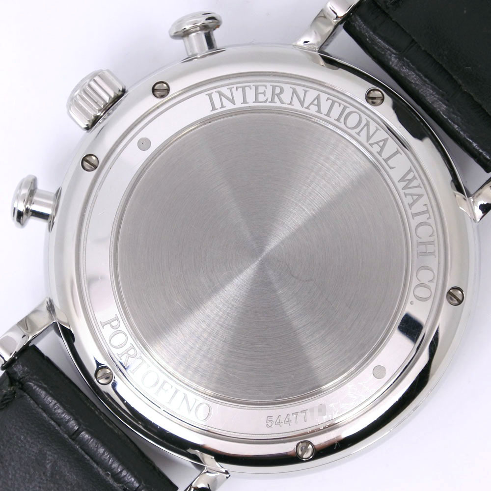 インターナショナルウォッチカンパニー IWC ポートフィノ・クロノグラフ IW391008 ブラック ステンレススチール メンズ 腕時計