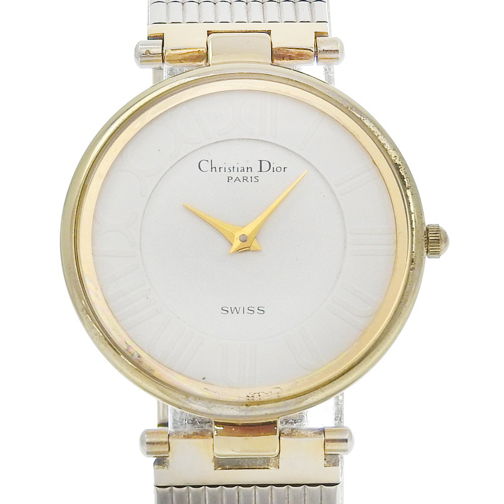 Dior Watches 4715032 WhiteDial Stainless Steel/Plated Gold Quartz Analog Christian Dior Watch 4715032 Stainless Steel x Gold Plated  main image 4