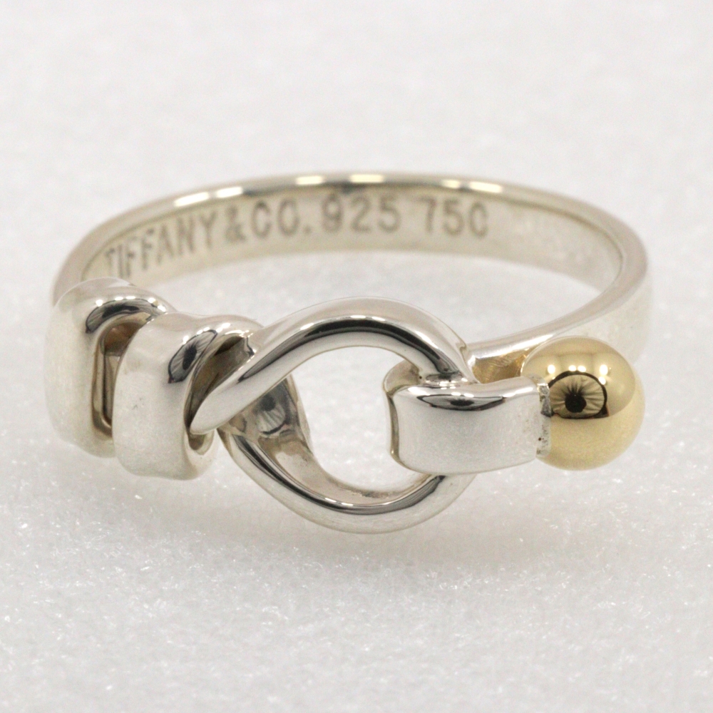 TIFFANY&Co.】ティファニー ラブノット シルバー925×K18イエロー 