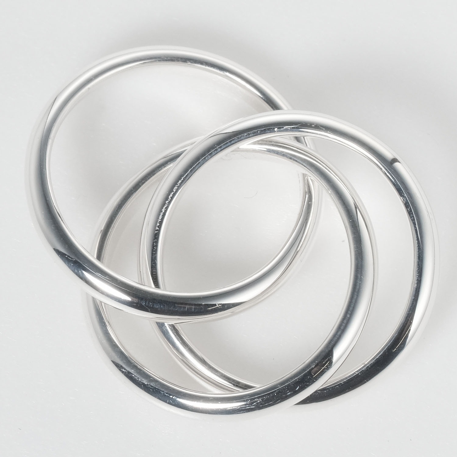Tiffany & Co.ティファニー ヘビートリニティ シルバー バングル