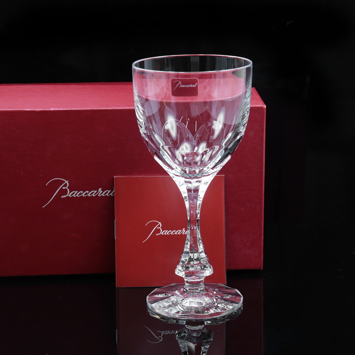 Baccarat】バカラ モナコ ワイングラス 16cm クリスタル _ 食器【未