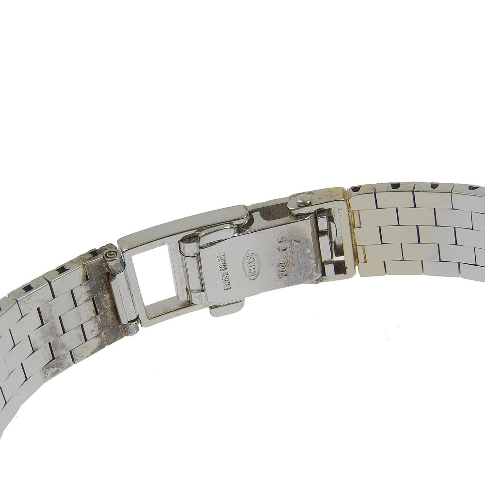 【ROLEX】ロレックス プレシジョン ダイヤベゼル cal.1400 2652 K18ホワイトゴールド シルバー 手巻き レディース シルバー文字盤 腕時計