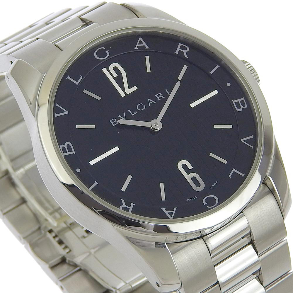腕時計 ブルガリ　ソロテンポ　ST42S素材材質SS×サファイアガラス