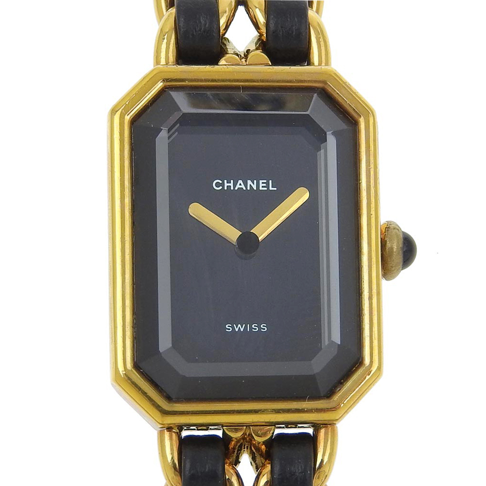 CHANEL Premiere Watches gold/black blackDial Plated Gold