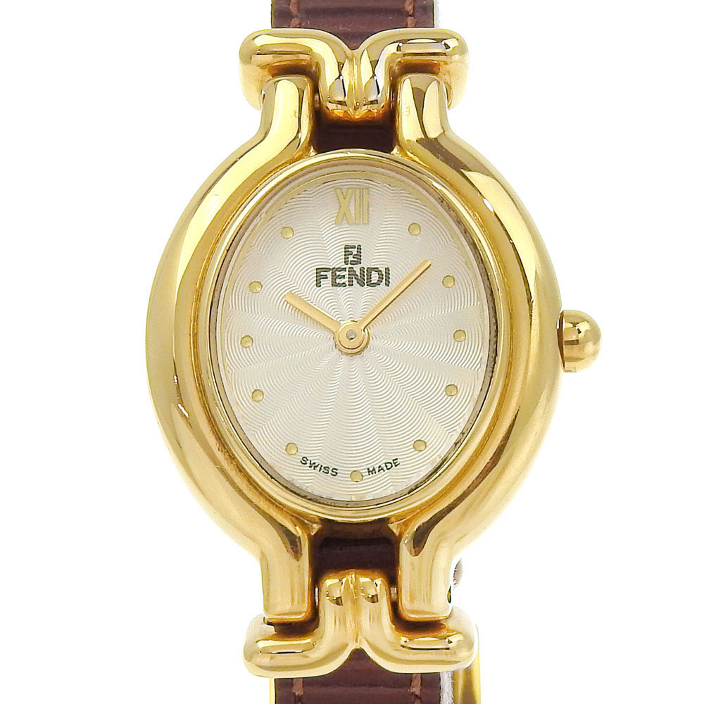 FENDI フェンディ 3500L 白文字盤 弱々しく レディース腕時計