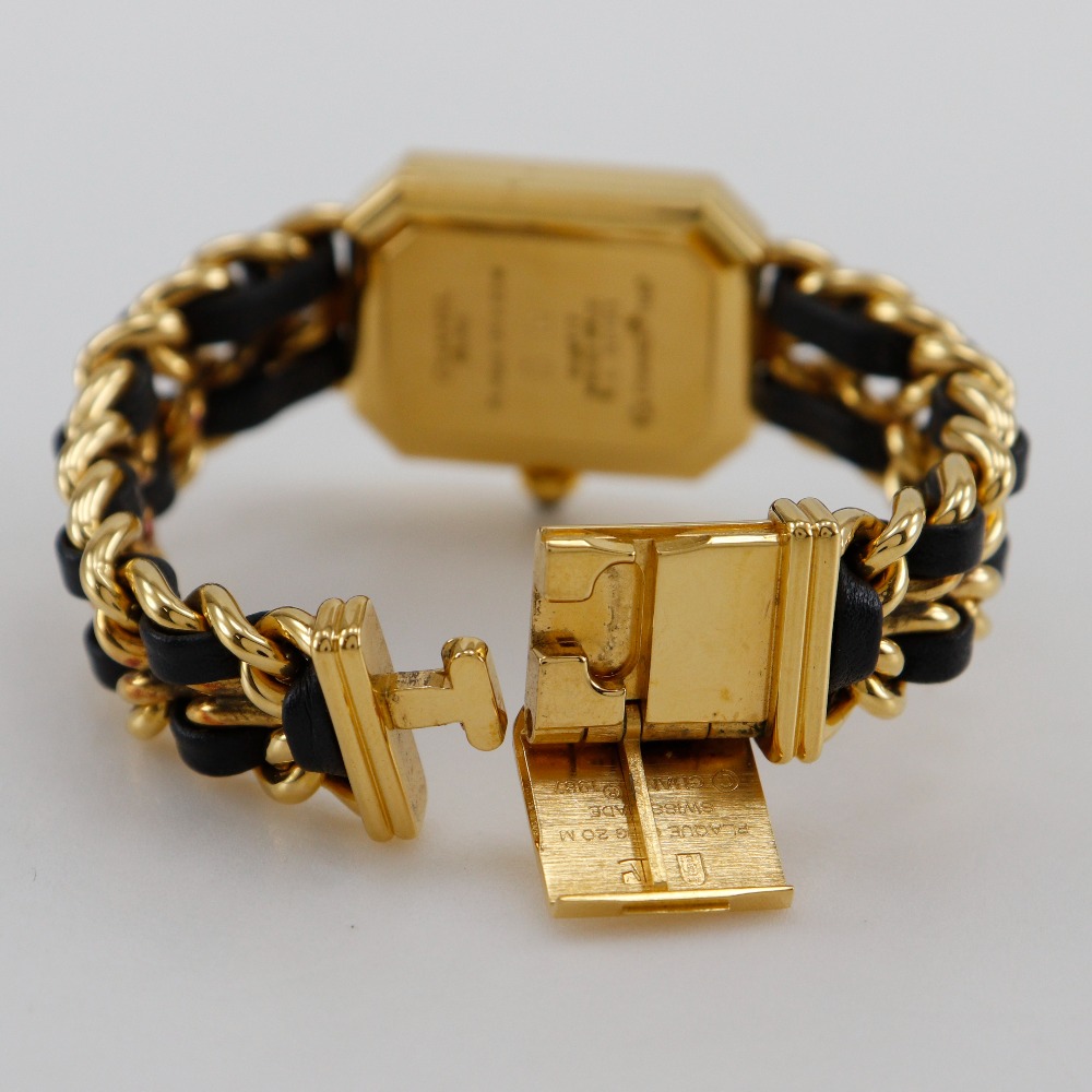 CHANEL Premiere S Watches H0001 black/gold blackDial Plated Gold/leather Q... CHANEL Premiere S Watches H0001 gold/black blackDial Plated  main image 3