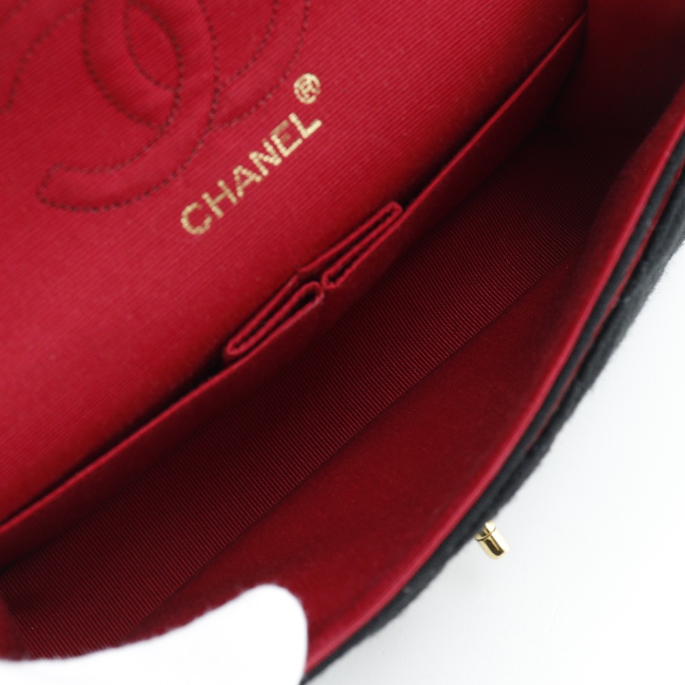 CHANEL】シャネル チェーンショルダー マトラッセ ダブルフラップ ジャージ 黒 レディース ショルダーバッグ【中古】｜CHANEL｜店舗買取｜ バッグ＞ショルダーバッグ｜USEDのアパレル通販サイト - SMASELL（スマセル）