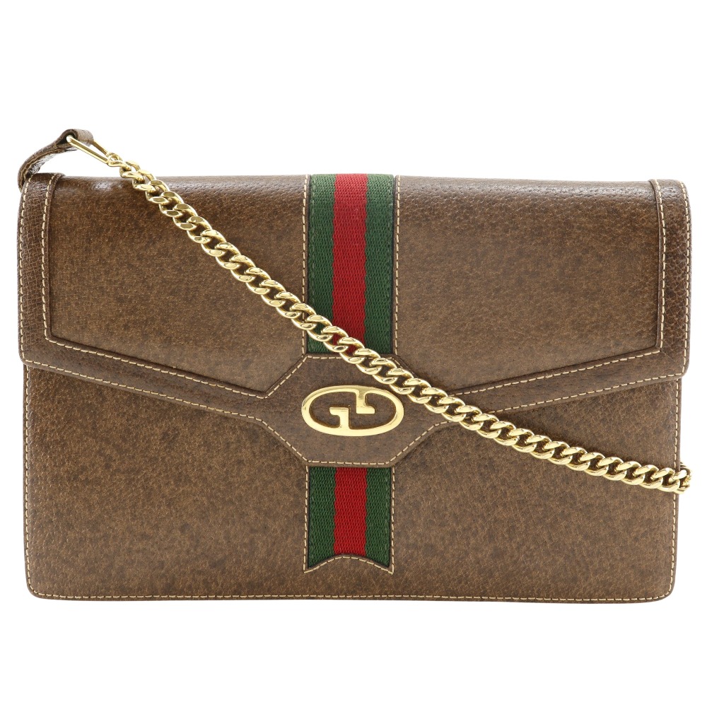 GUCCI】グッチ オールドグッチ シェリーライン 2WAYクラッチ PVC 茶 レディース ショルダーバッグ【中古】｜GUCCI｜店舗買取｜バッグ＞ ショルダーバッグ｜USEDのアパレル通販サイト - SMASELL（スマセル）