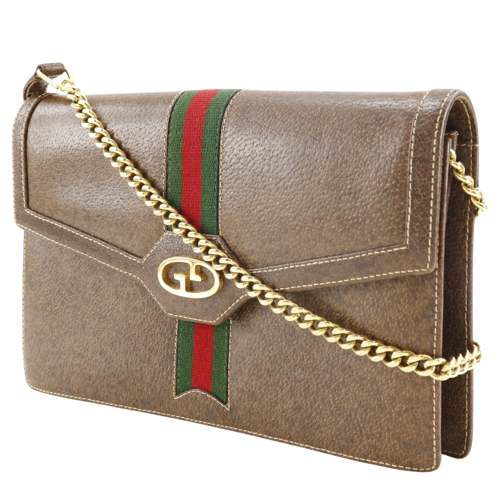 GUCCI】グッチ オールドグッチ シェリーライン 2WAYクラッチ PVC 茶 レディース ショルダーバッグ【中古】｜GUCCI｜店舗買取｜バッグ＞ ショルダーバッグ｜USEDのアパレル通販サイト - SMASELL（スマセル）