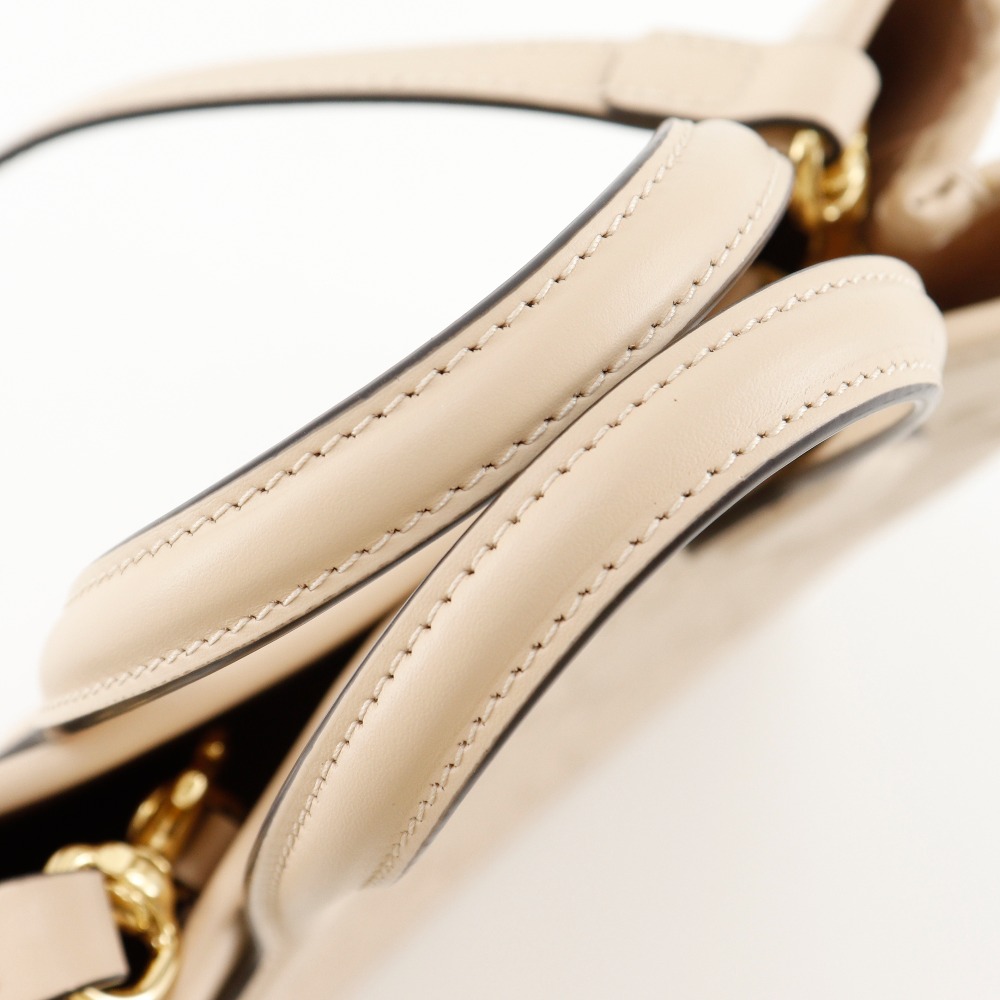GUCCI Super mini bag Handbag 790133 2WAYShoulder Jumbo GG beige