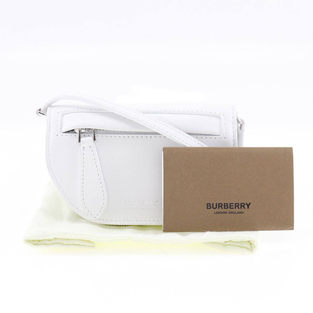 Burberry white crossbody online bag