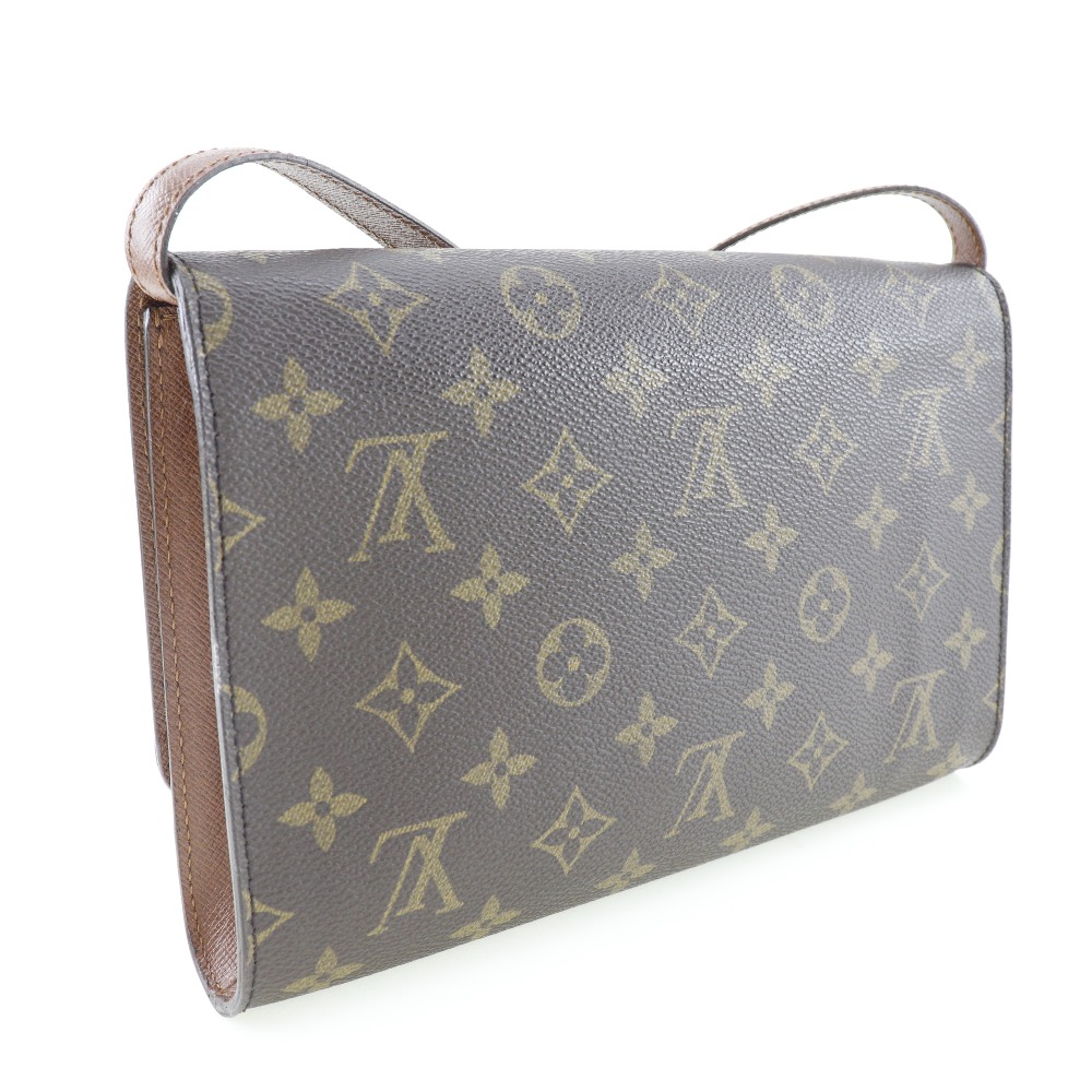 【LOUIS VUITTON】ルイ・ヴィトン ボルドー 2WAYクラッチ ヴィンテージ M51797 モノグラムキャンバス 茶 A21912  レディース ショルダーバッグ【中古】