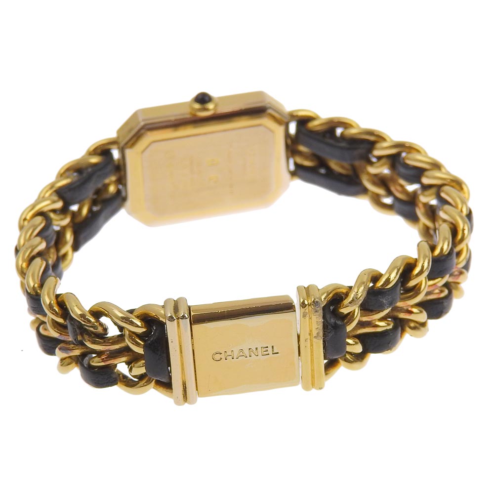 CHANEL Premiere L Watches H0001 black blackDial Plated Gold  display picture 3