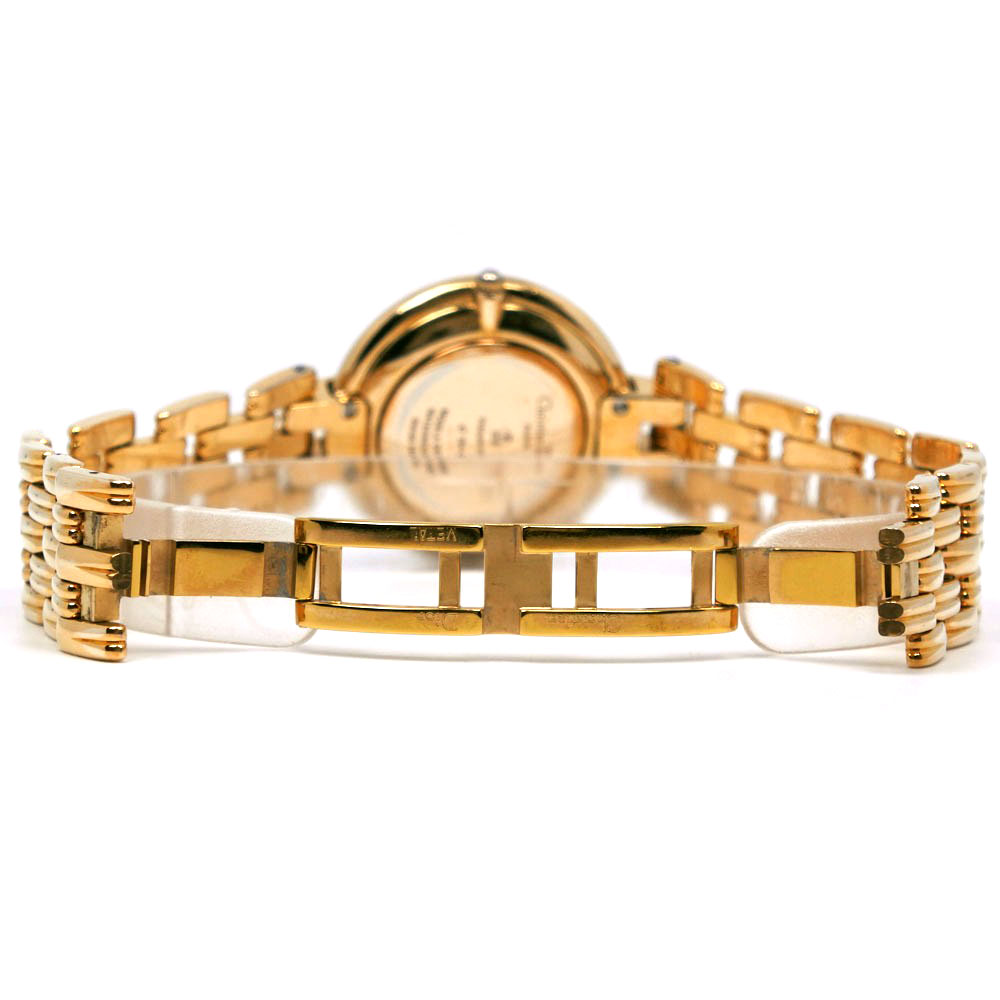 Dior Bagira Watches 47 154-2 blackDial Plated Gold Quartz  display picture 2