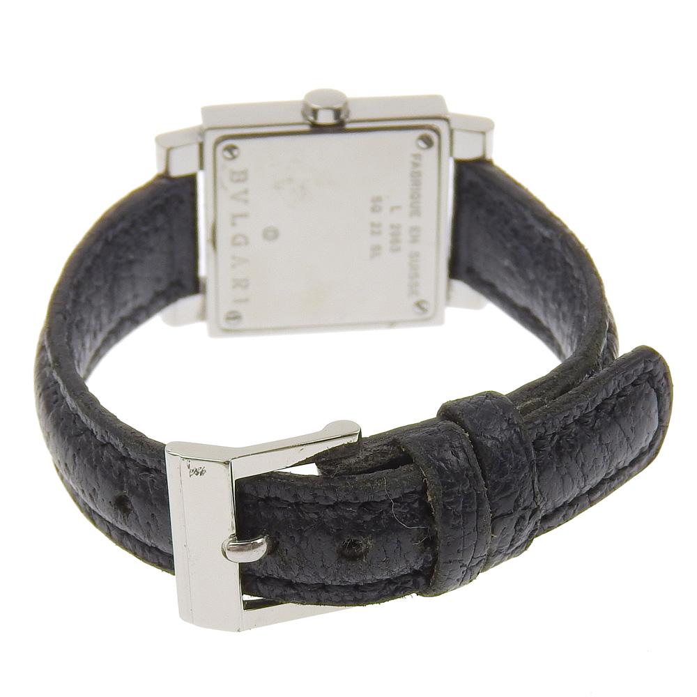 Bvlgari Quadrat Watch BVLGARI Quadrat Watches SQ22SL blackDial Stainless Steel  main image 2