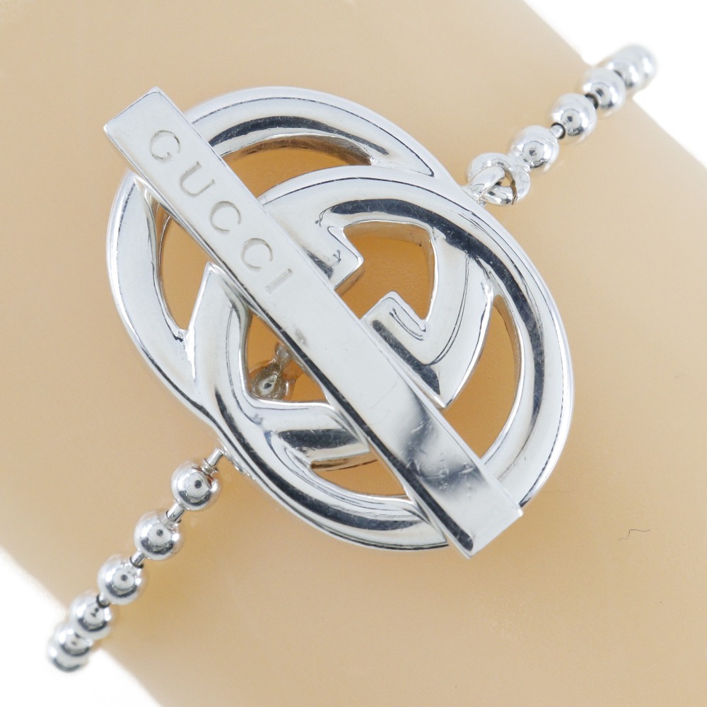 アクセサリー GUCCI silver925 ball chain bracelet GUCCI Interlocking G Bracelet Ball chain Red Silver925 20.8g