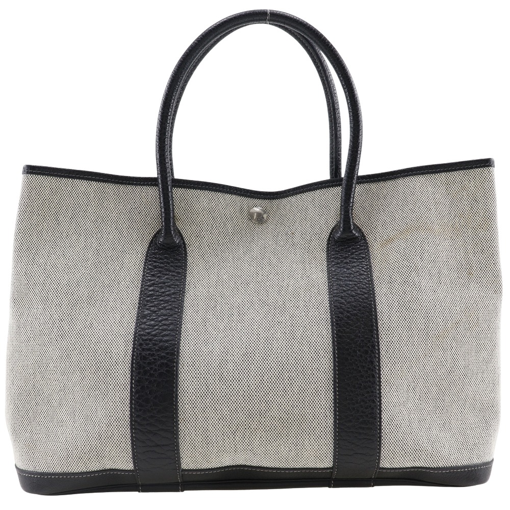 HERMES Garden party 36 PM Tote Bag gray Tower ash Women