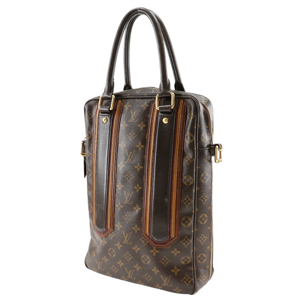 LOUIS VUITTON】ルイ・ヴィトン ポルトドキュマンヴェルティカル モノグラムベキア M95529 モノグラムキャンバス 茶 AR3007  メンズ ハンドバッグ【中古】｜LOUIS VUITTON｜店舗買取｜バッグ＞ハンドバッグ｜USEDのアパレル通販サイト - SMASELL（スマセル）