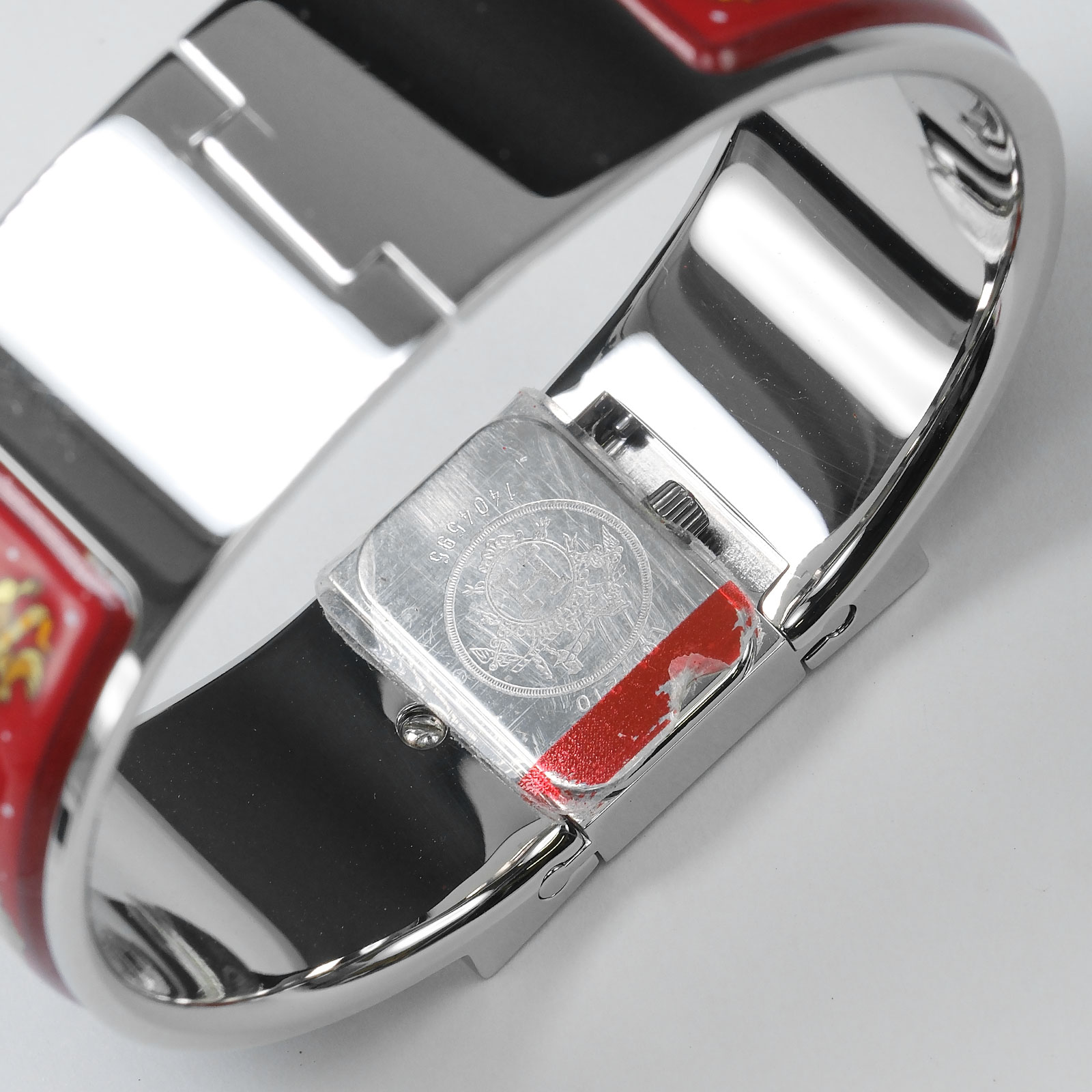 HERMES Location Watches L01.210 whiteDial Stainless Steel 