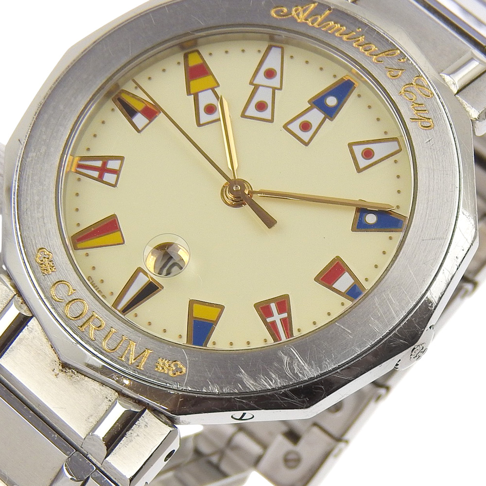 CORUM Admirals cup Watches 99.810.20 V550 IvoryDial Stainless