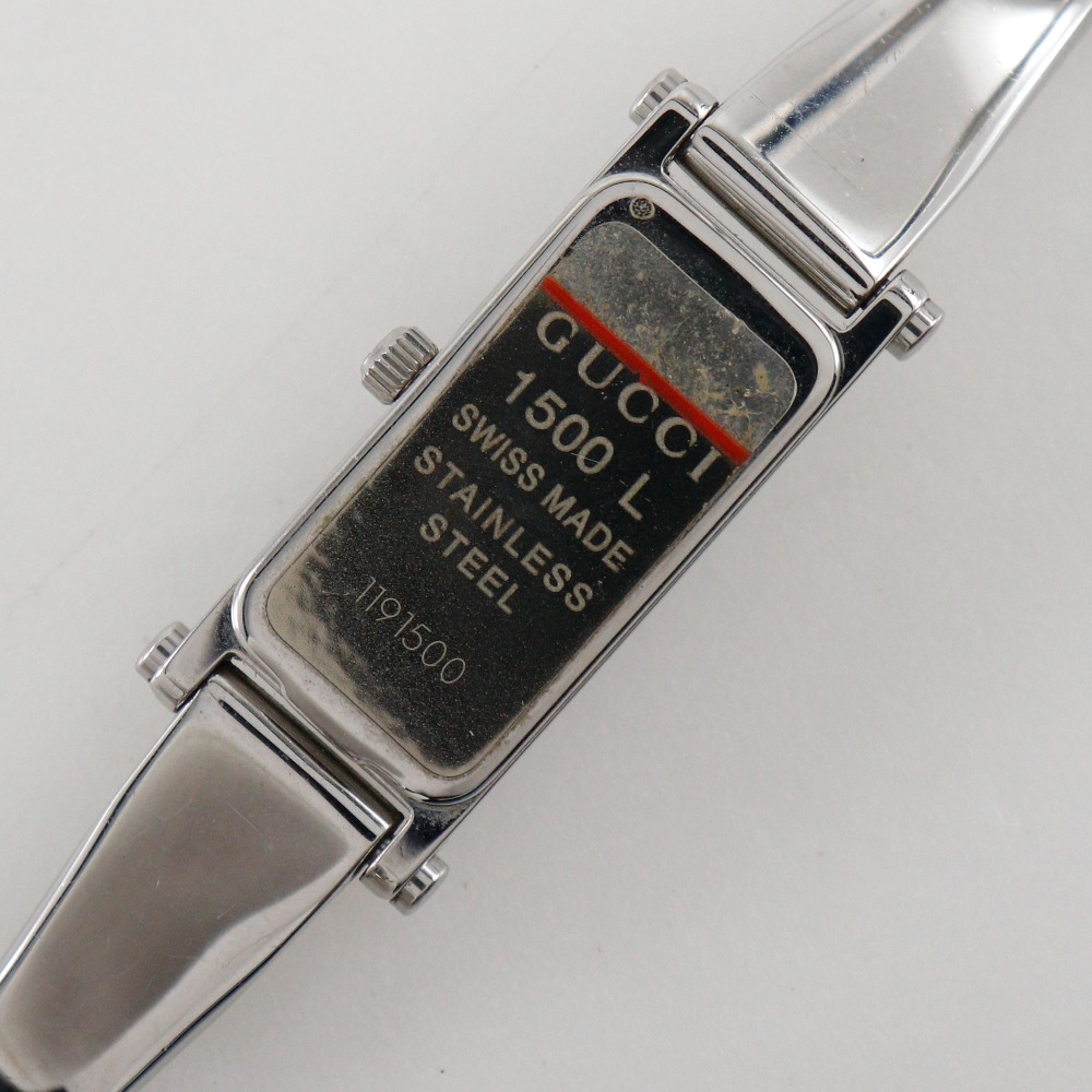 GUCCI Watches 1500L SilverDial Stainless Steel Quartz Analog