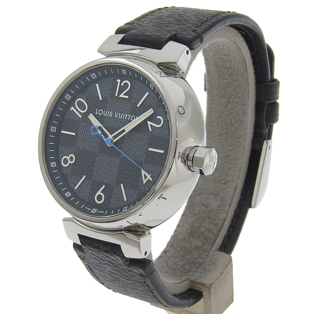 Louis Vuitton Tambour Damier Cobalt Chronograph QA076Z