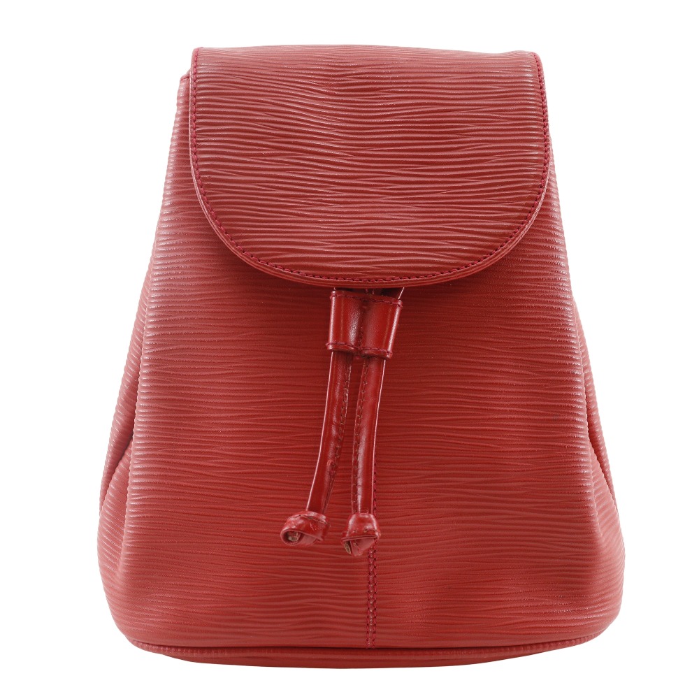 FENDI Mini Backpack Backpack Daypack vintage Red Calfskin  display picture 3