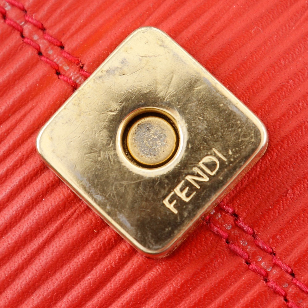 FENDI Mini Backpack Backpack Daypack vintage Red Calfskin Women FENDI Mini Backpack Backpack Daypack vintage Red Calfskin  main image 2