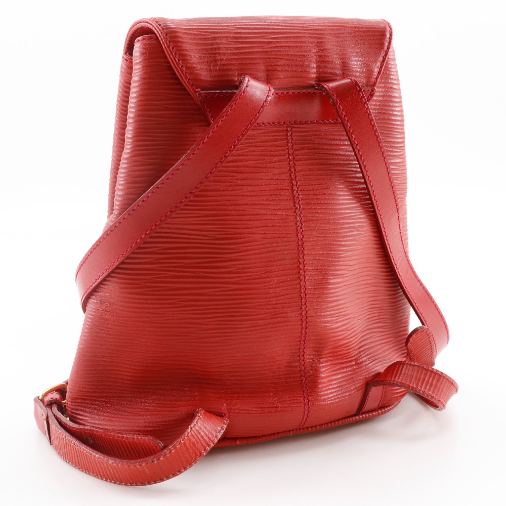 FENDI Mini Backpack Backpack Daypack vintage Red Calfskin  display picture 2