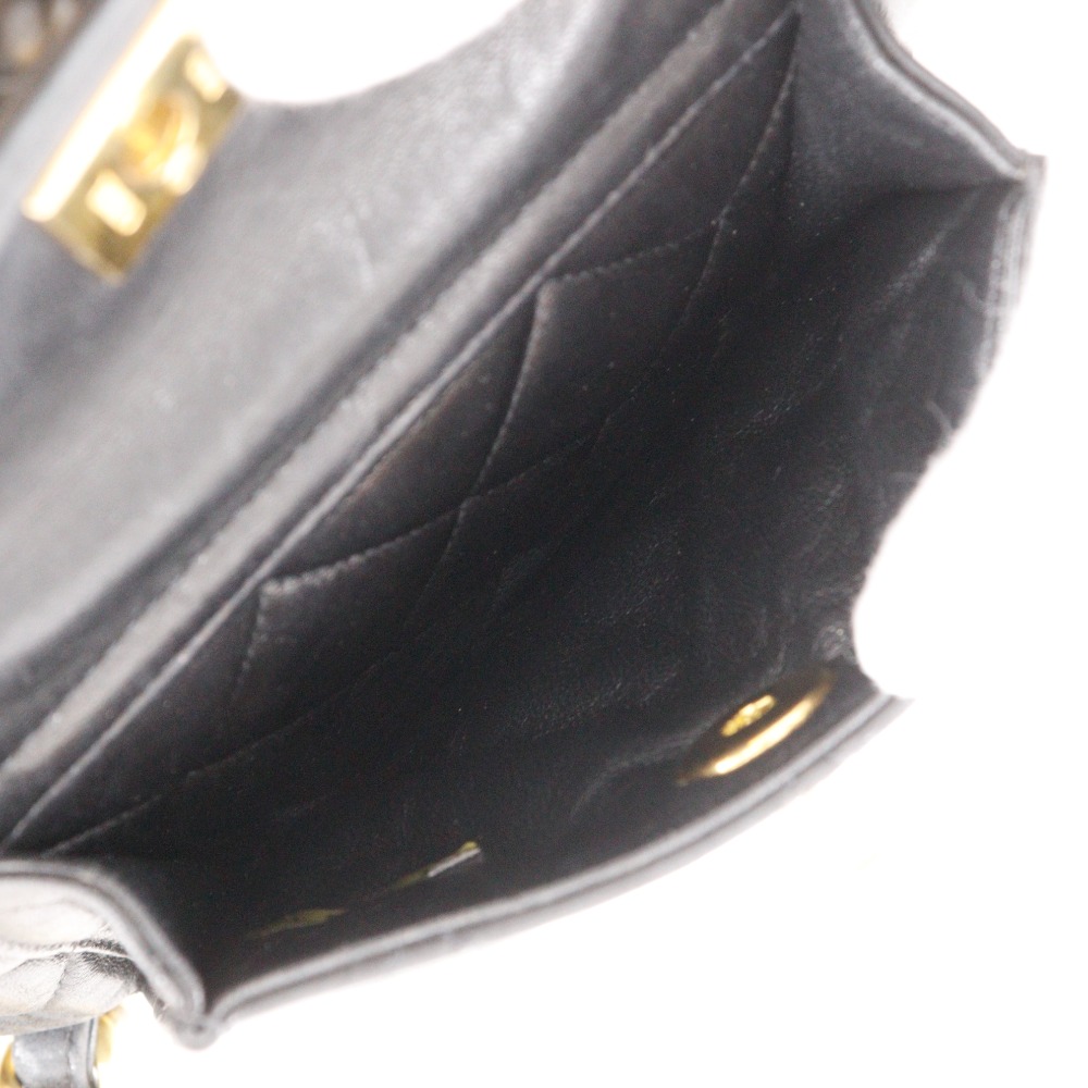 CHANEL Matelasse Backpack Daypack vintage black lambskin  display picture 1