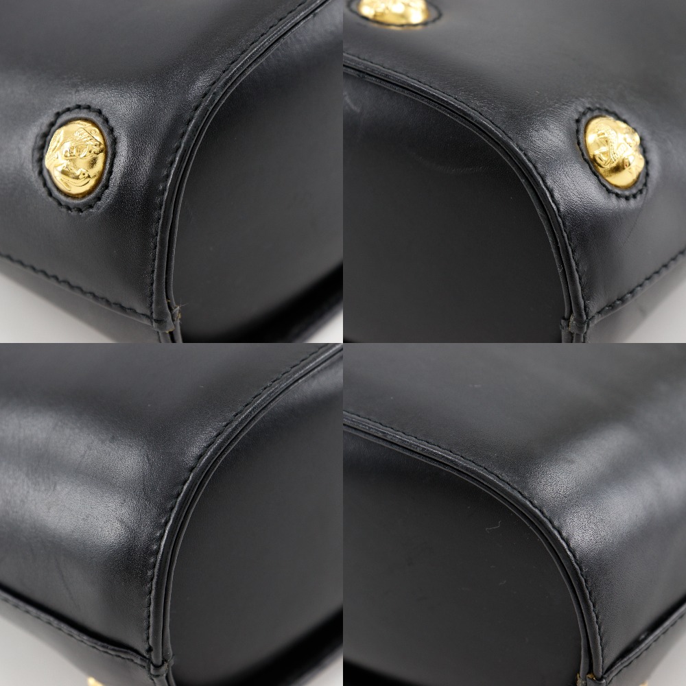 Salvatore Ferragamo 2WAYShoulder Handbag DQ-21 1668 vintage black