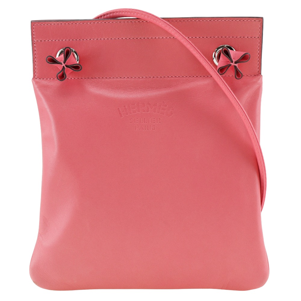 HERMES Aline Mini Shoulder Bag pink Calfskin Women