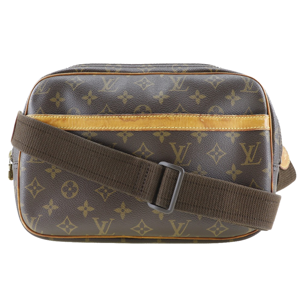 【美品】  Louis Vuitton / ルイヴィトン | M45254 フランス製 リポーター PM モノグラム レザー ショルダー バッグ | ‐ | ブラウン | メンズ